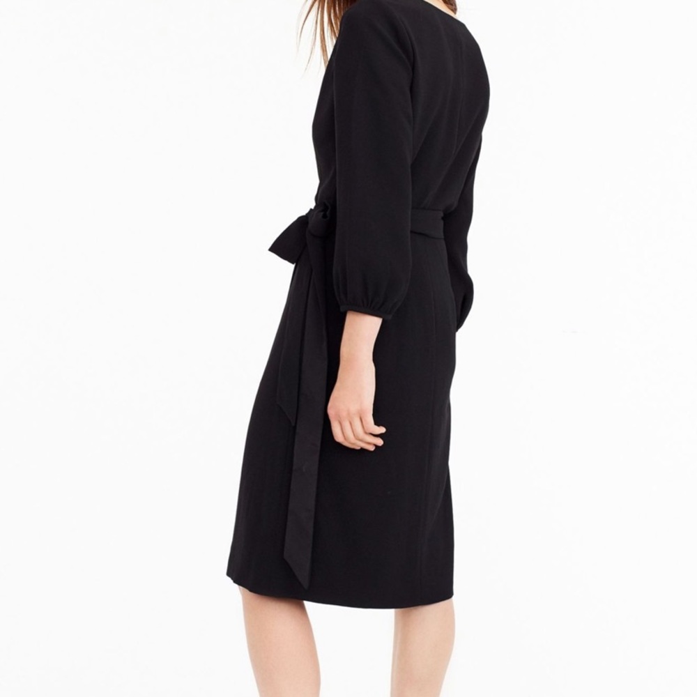 Little black wrap dress